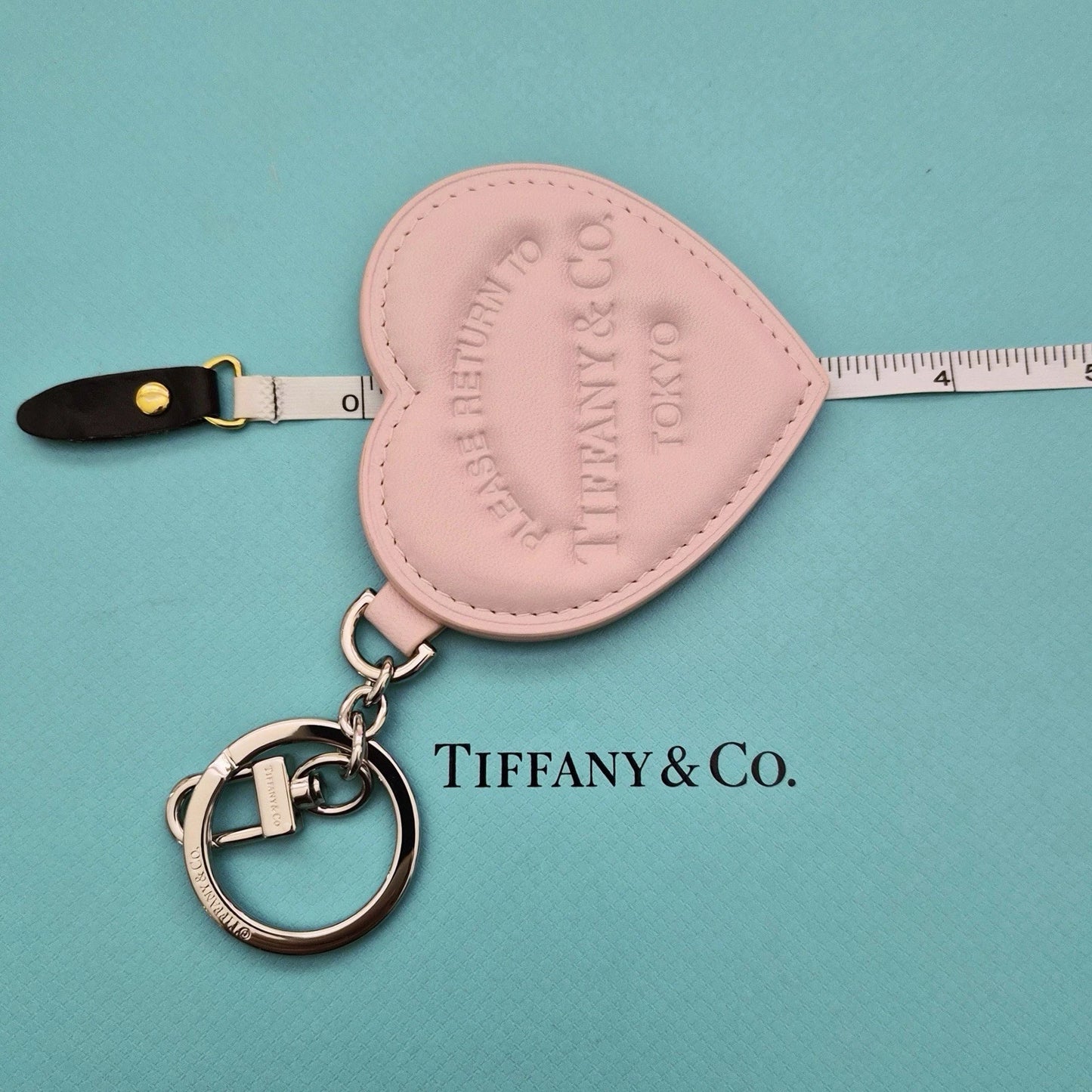 Tiffany & Co. Padded Bag Charm in Tiffany Baby Pink Italy Leather
