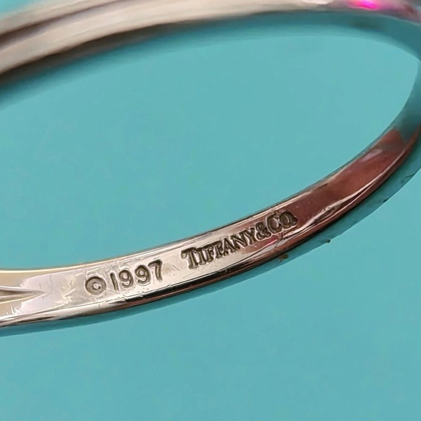 Vintage 1997 Tiffany & Co. Victoria Marquise Diamond Platinum Ring US 6.5