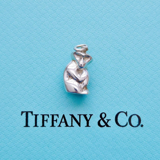 RARE Tiffany & Co. Vintage Sterling Silver Monkey Zodiac Pendant Charm