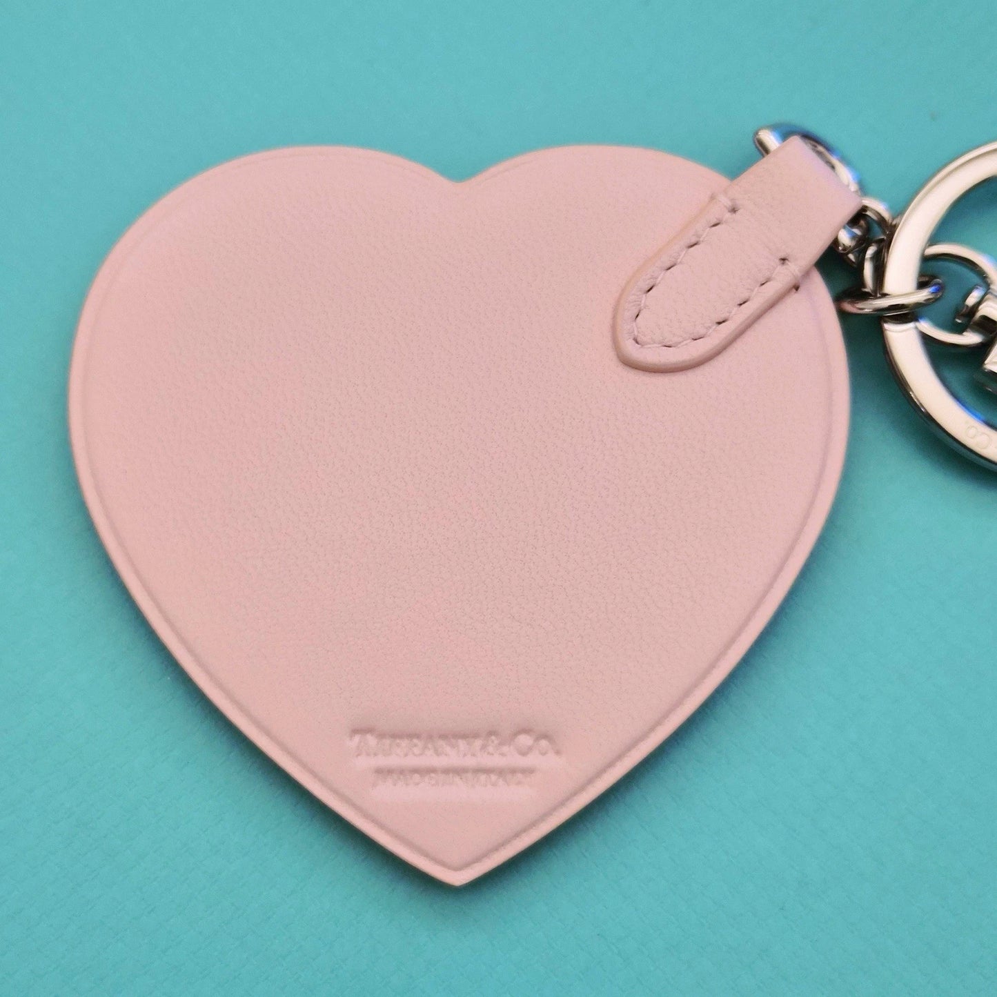 Tiffany & Co. Padded Bag Charm in Tiffany Baby Pink Italy Leather