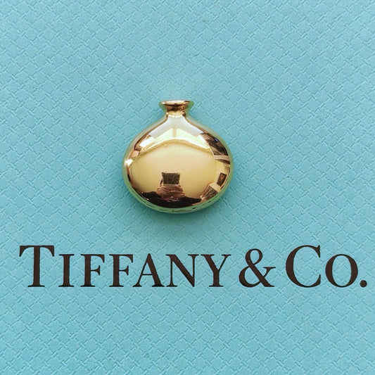 Vintage Tiffany & Co. Elsa Peretti 18k Yellow Gold Bottle Vase Pendant