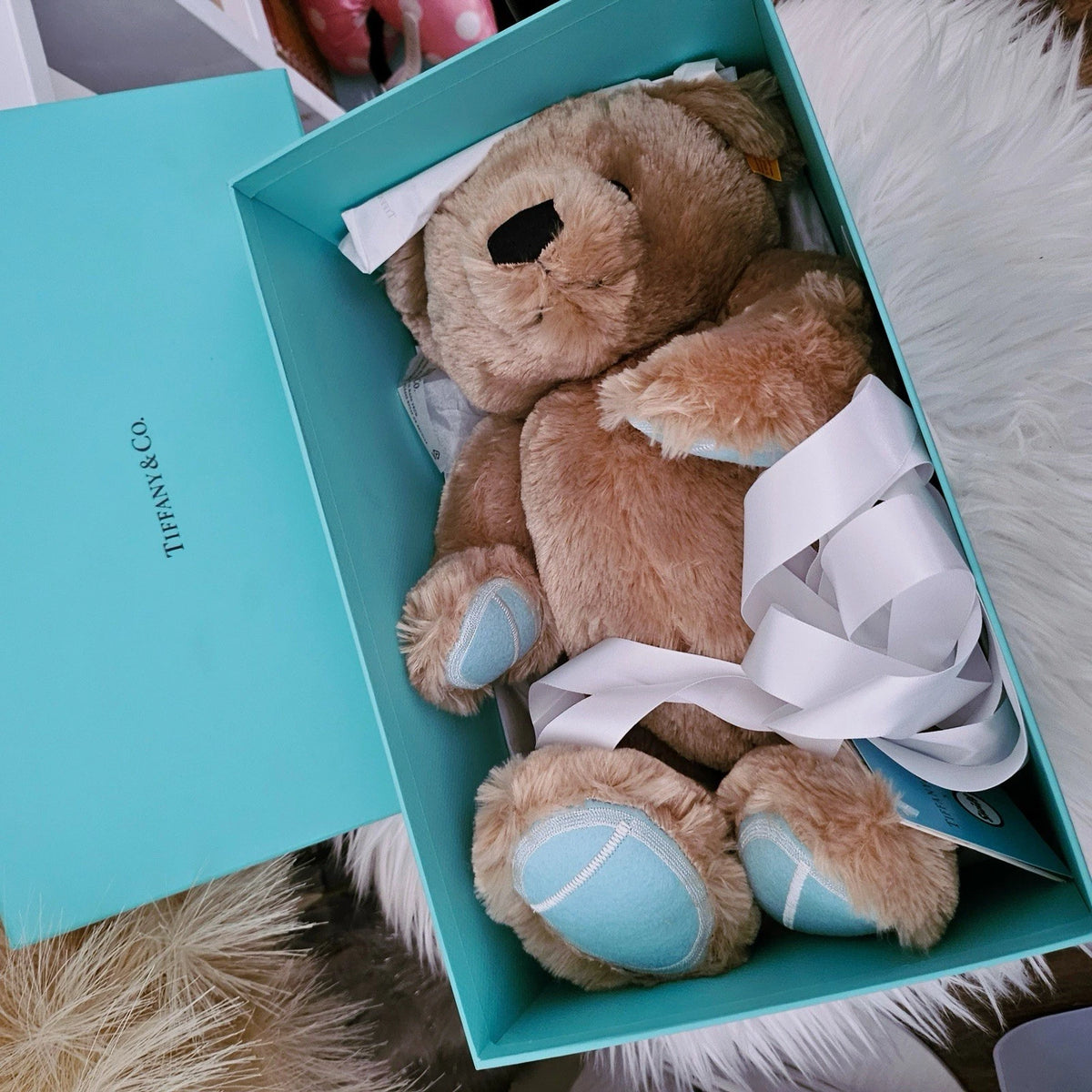 Tiffany & Co. x Steiff Holiday Large Teddy Bear Collectible