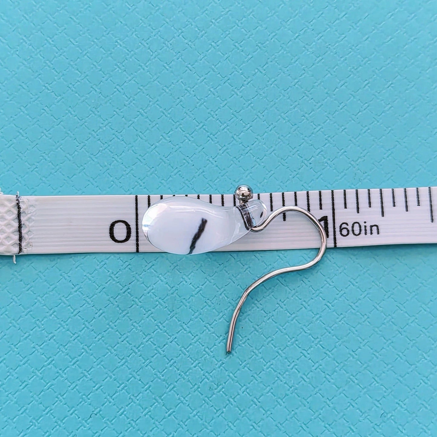 RARE Tiffany & Co. Elsa Peretti Platinum Crystal Rock Teardrop Pierced Earrings