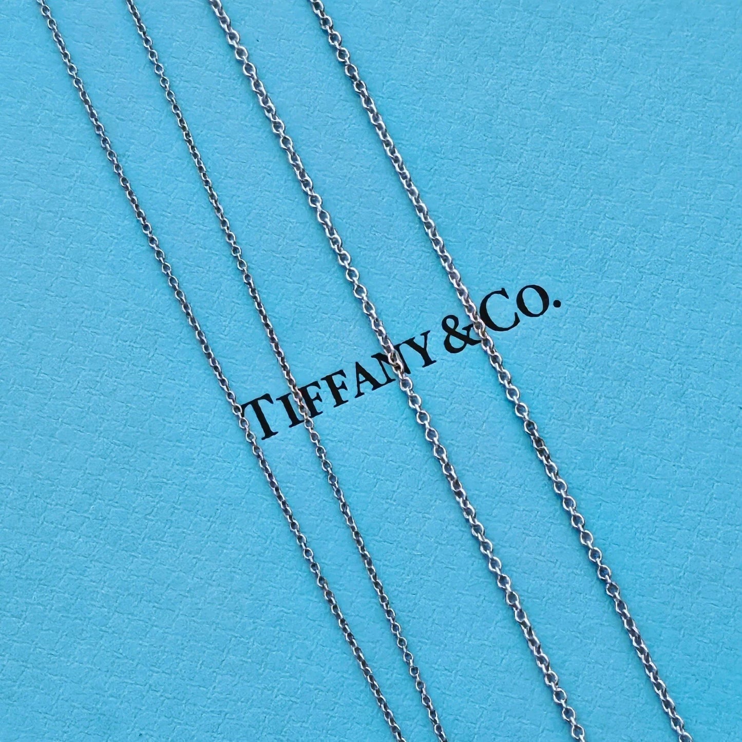 Tiffany & Co. Elsa Peretti Sterling Silver Thick Chain Rolo Necklace 16”