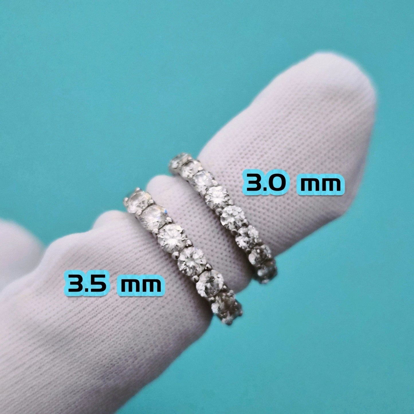 $12,300 Tiffany & Co. Embrace Half Circle Platinum .91 ct 3.5mm Wedding Ring