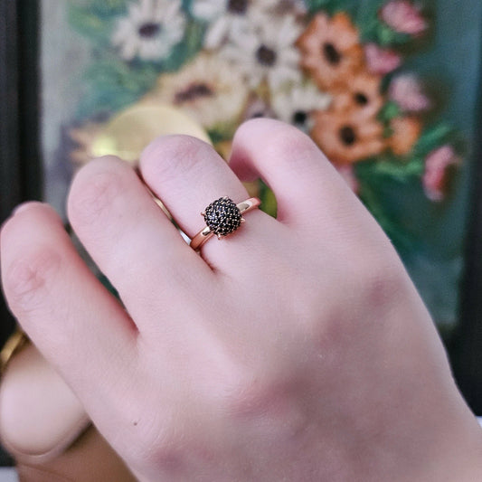 RARE Tiffany & Co. Spinel Sugar Stack 18K Rose Gold Paloma Picasso Ring 4 US