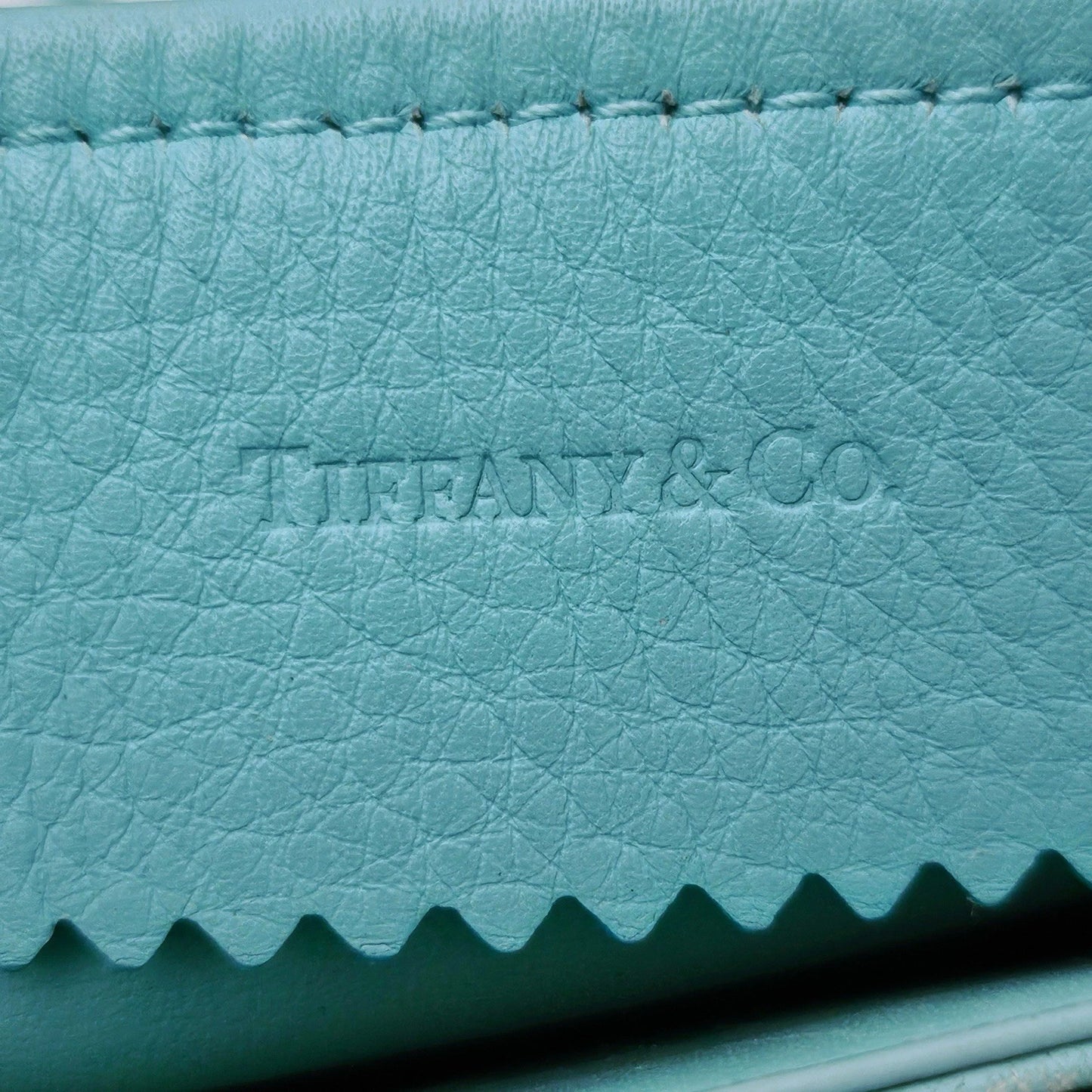 Super RARE Tiffany & Co. Micro White Brushtroke Grain Calfskin Leather Tote Bag