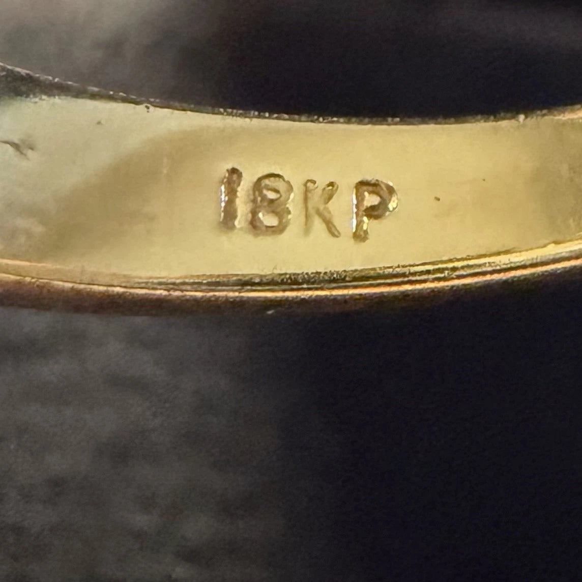 RARE Vintage Tiffany & Co. Diamond Half Circle 2 Rows 18k Yellow Gold Ring Band