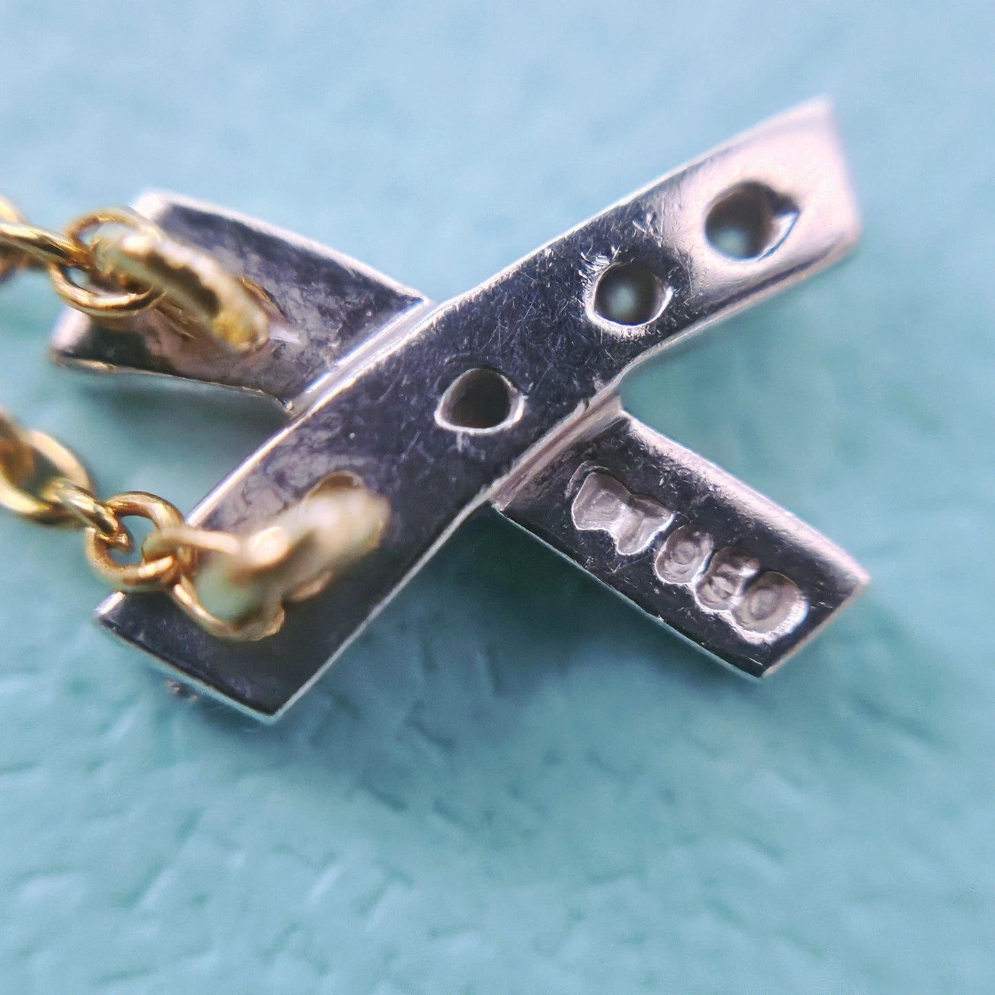 Tiffany & Co. Paloma Picasso Signature X Graffiti Diamond 18k PT950 Necklace