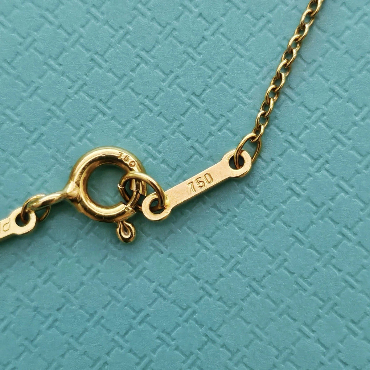 $3,400 Tiffany & Co. Elsa Peretti Diamond By The Yard 18k Yellow Gold Bracelet