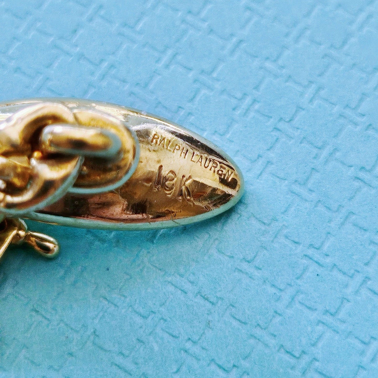 RARE Vintage Tiffany & Co. x Ralph Lauren 18k Yellow Gold Ship’s Wheel Cufflinks