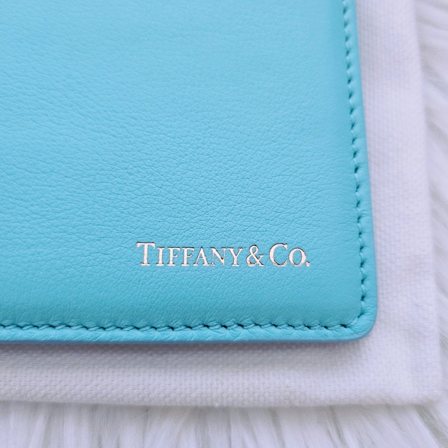 New Tiffany & Co. Passport Cover In Tiffany Blue Leather